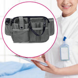 Maxbell 2xNurse Pouch Waist Bag Apron Hip Bag Utility Waist Pack Nurse Tool Belt Pouch Gray