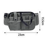 Maxbell 5xNurse Pouch Waist Bag Apron Hip Bag Utility Waist Pack Nurse Tool Belt Pouch Gray
