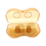 2Pcs Silicone Nipple Shields Manual Breast Pump Breast Milk Collection Shell Orange