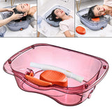 Maxbell Hair Washing Basin with Pipe Daily Living Aids Washing Supplies Shampoo Bowl Style A