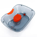 Maxbell Hair Washing Basin with Pipe Daily Living Aids Washing Supplies Shampoo Bowl Style C