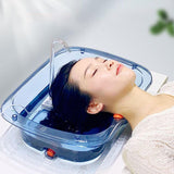 Maxbell Hair Washing Basin with Pipe Daily Living Aids Washing Supplies Shampoo Bowl Style C