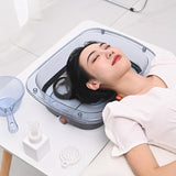 Maxbell Hair Washing Basin with Pipe Daily Living Aids Washing Supplies Shampoo Bowl Style C