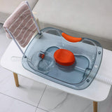 Maxbell Hair Washing Basin with Pipe Daily Living Aids Washing Supplies Shampoo Bowl Style C