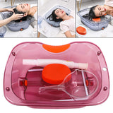 Maxbell Hair Washing Basin with Pipe Daily Living Aids Washing Supplies Shampoo Bowl Style D