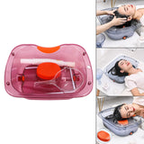 Maxbell Hair Washing Basin with Pipe Daily Living Aids Washing Supplies Shampoo Bowl Style D