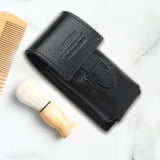 Maxbell Shaving Brush Travel Case Beard Brush Container for Birthday Festival Father