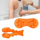 Maxbell 2 Pieces Trapezius Point Massager Manual Cervical Massage for Carpet SPA Car