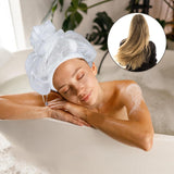 Maxbell Net Plopping Cap for Drying Curly Hair Reusable Bonnet for Curly Coiled Long