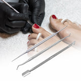 Maxbell 3Pcs Manicure Tools Salon Home Nail Care Tool Toenail File for Nail Toenails