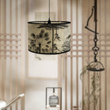 Maxbell Drum Lamp Shade E27 Replacemen Lamp Cover for Floor Lamps Desk Lamps Pendant Monkey