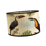 Maxbell Drum Lamp Shade E27 Replacemen Lamp Cover for Floor Lamps Desk Lamps Pendant Bird