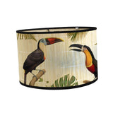 Maxbell Drum Lamp Shade E27 Replacemen Lamp Cover for Floor Lamps Desk Lamps Pendant Bird