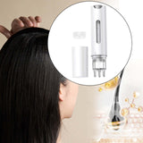 Maxbell Scalp Applicator Comb Head Fluid Brush for Bathroom Supplies Home Men white