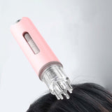 Maxbell Scalp Applicator Comb Head Fluid Brush for Bathroom Supplies Home Men pink