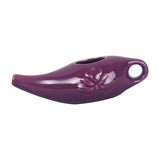 Maxbell Ceramic Neti Pot Nose Cleaner for Nasal Cleansing Nasal Rinsing Removes Dust Violet