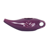 Maxbell Ceramic Neti Pot Nose Cleaner for Nasal Cleansing Nasal Rinsing Removes Dust Violet