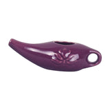 Maxbell Ceramic Neti Pot Nose Cleaner for Nasal Cleansing Nasal Rinsing Removes Dust Violet