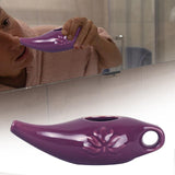 Maxbell Ceramic Neti Pot Nose Cleaner for Nasal Cleansing Nasal Rinsing Removes Dust Violet