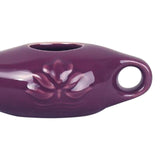 Maxbell Ceramic Neti Pot Nose Cleaner for Nasal Cleansing Nasal Rinsing Removes Dust Violet