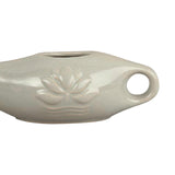 Maxbell Ceramic Neti Pot Nose Cleaner for Nasal Cleansing Nasal Rinsing Removes Dust Dark gray