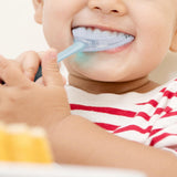 Maxbell Manual Toothbrush Children's Toothbrush for Children 2-12 Years Old Toddlers Pink