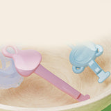 Maxbell Manual Toothbrush Children's Toothbrush for Children 2-12 Years Old Toddlers Pink