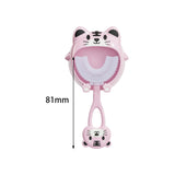 Maxbell Manual Toothbrush Children's Toothbrush for Children 2-12 Years Old Toddlers Pink