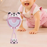 Maxbell Manual Toothbrush Children's Toothbrush for Children 2-12 Years Old Toddlers Pink