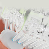 Maxbell Manual Toothbrush Children's Toothbrush for Children 2-12 Years Old Toddlers Pink