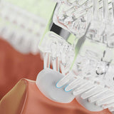Maxbell Manual Toothbrush Children's Toothbrush for Children 2-12 Years Old Toddlers Pink