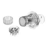 Maxbell Scalp Applicator Comb Reusable Hair Liquid Brush Hair Care with Clear Scales white for liquid