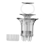 Maxbell Scalp Applicator Comb Reusable Hair Liquid Brush Hair Care with Clear Scales white for liquid