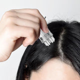 Maxbell Scalp Applicator Comb Reusable Hair Liquid Brush Hair Care with Clear Scales white for liquid