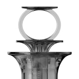 Maxbell Scalp Applicator Comb Reusable Hair Liquid Brush Hair Care with Clear Scales black for liquid