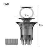 Maxbell Scalp Applicator Comb Reusable Hair Liquid Brush Hair Care with Clear Scales black for liquid