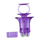 Maxbell Scalp Applicator Comb Reusable Hair Liquid Brush Hair Care with Clear Scales violet for liquid