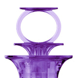 Maxbell Scalp Applicator Comb Reusable Hair Liquid Brush Hair Care with Clear Scales violet for liquid