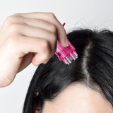 Maxbell Scalp Applicator Comb Reusable Hair Liquid Brush Hair Care with Clear Scales pink for liquid