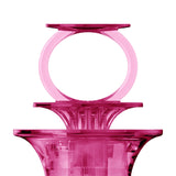 Maxbell Scalp Applicator Comb Reusable Hair Liquid Brush Hair Care with Clear Scales pink for liquid