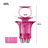 Maxbell Scalp Applicator Comb Reusable Hair Liquid Brush Hair Care with Clear Scales pink for liquid