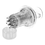 Maxbell Scalp Applicator Comb Reusable Hair Liquid Brush Hair Care with Clear Scales white for paste