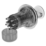 Maxbell Scalp Applicator Comb Reusable Hair Liquid Brush Hair Care with Clear Scales black for paste