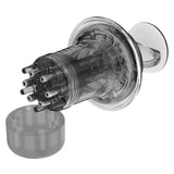 Maxbell Scalp Applicator Comb Reusable Hair Liquid Brush Hair Care with Clear Scales black for paste