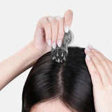 Maxbell Scalp Applicator Comb Reusable Hair Liquid Brush Hair Care with Clear Scales black for paste