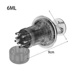 Maxbell Scalp Applicator Comb Reusable Hair Liquid Brush Hair Care with Clear Scales black for paste