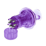 Maxbell Scalp Applicator Comb Reusable Hair Liquid Brush Hair Care with Clear Scales violet for paste