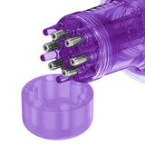 Maxbell Scalp Applicator Comb Reusable Hair Liquid Brush Hair Care with Clear Scales violet for paste