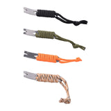 Maxbell Pocket Crowbar Keychain Winding Pin Key Pry Bars Keychain for Hiking Indoors Black