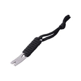 Maxbell Pocket Crowbar Keychain Winding Pin Key Pry Bars Keychain for Hiking Indoors Black